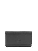 Portefeuille Caviar Leder Crinkles Grijs caviar 14001